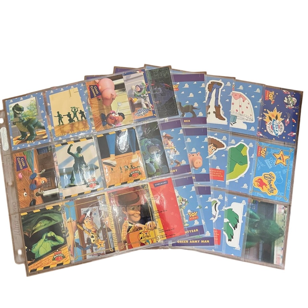 Toy Story Skybox Trading Cards 1995 Cards Punchouts Badges 62 Cards Vintage